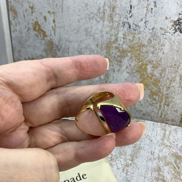 Kate Spade Open Concept Art glass ring - Picture 4 of 8